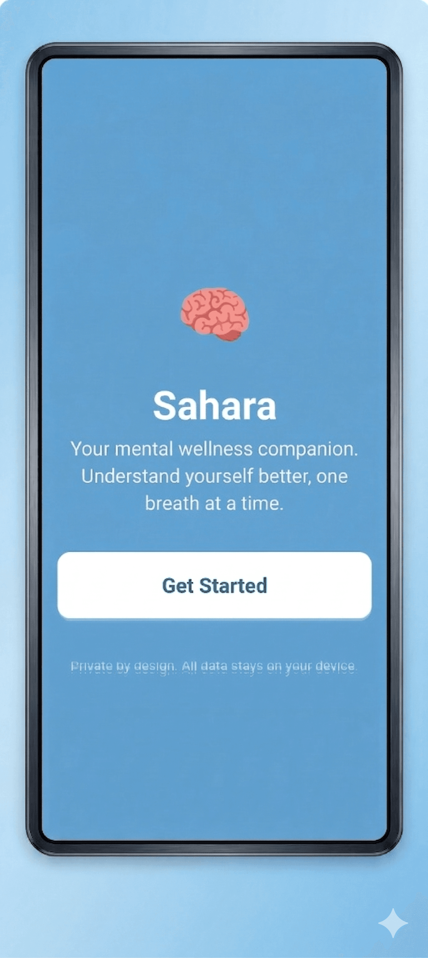 Mobile splash screen